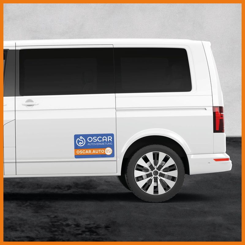 Minibus-Aufkleber