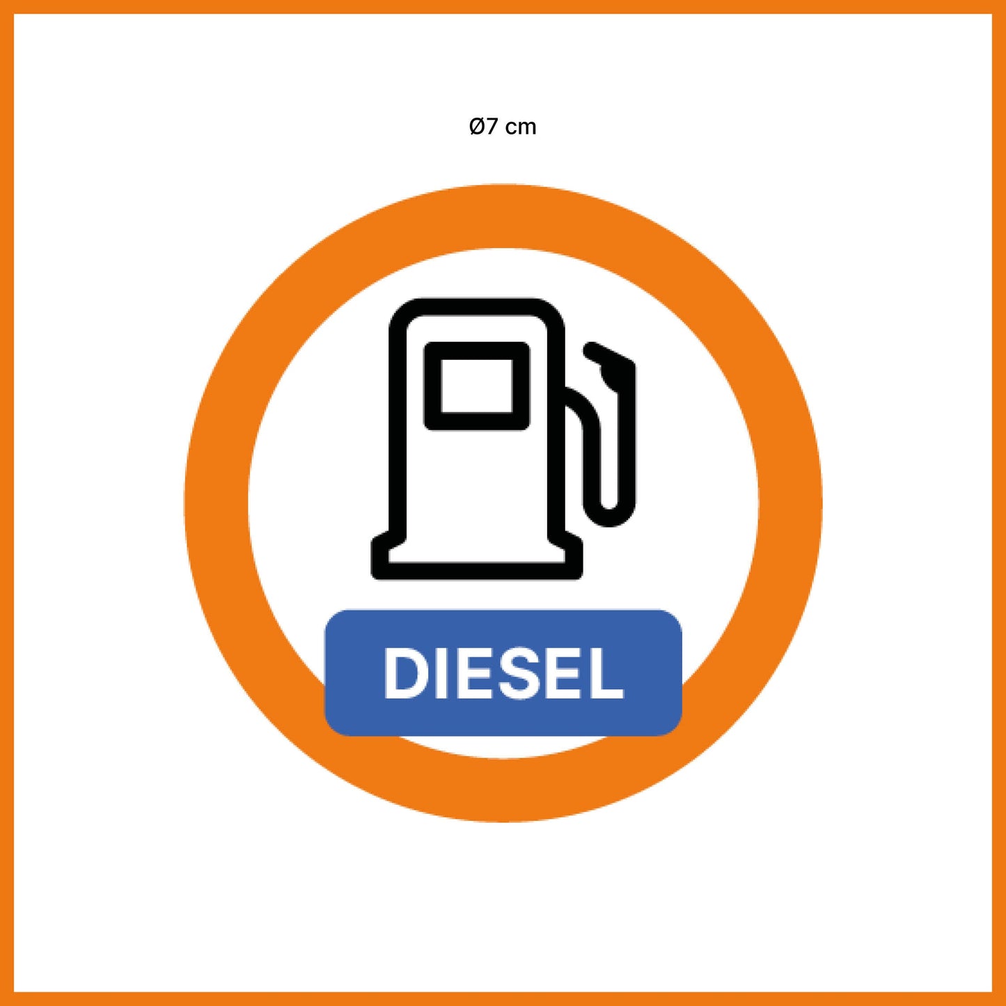 Diesel-Aufkleber (5 Stück)
